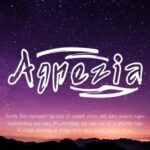 Agnezia Font - Featured Image