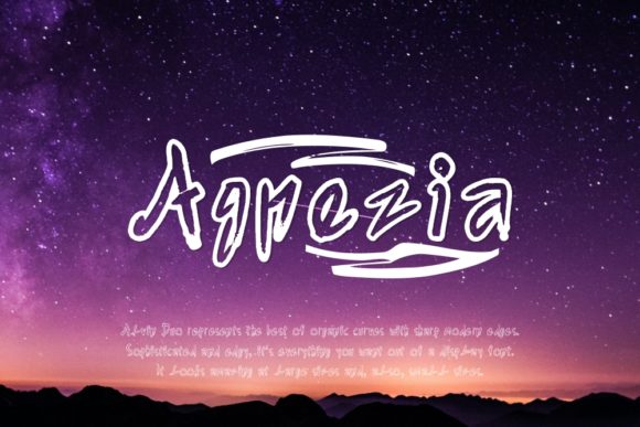Agnezia Font - Featured Image