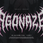 Agonaze Font - Featured Image