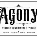 Agony Font - Featured Image