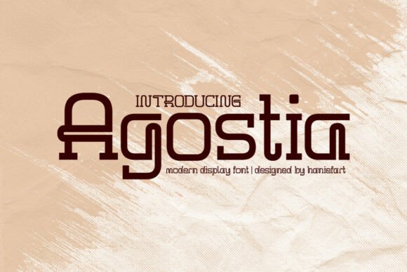 Agostia Font - Featured Image