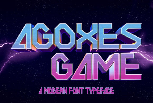 Agoxes Game Font - Featured Image