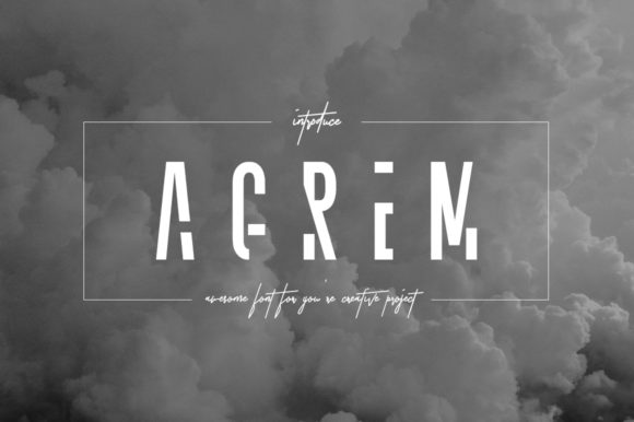 Agrem Font - Featured Image