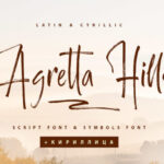 Agretta Hills Font - Featured Image