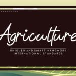 Agriculture Font - Featured Image