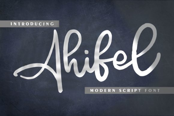 Ahifel Font - Featured Image
