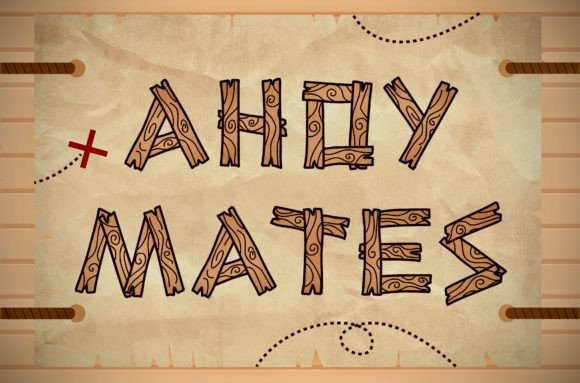 Ahoy Mates Font - Featured Image