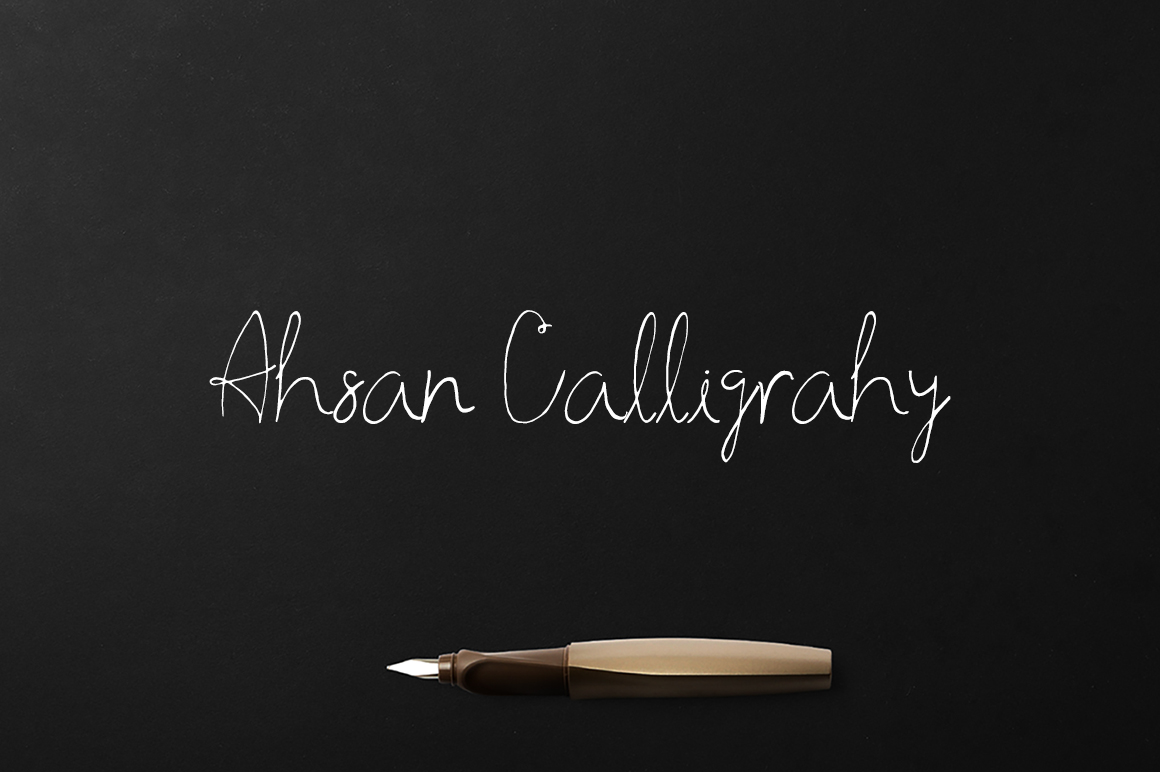 Ahsan Calligraphy Font - Featured Image