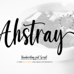 Ahstray Font - Featured Image