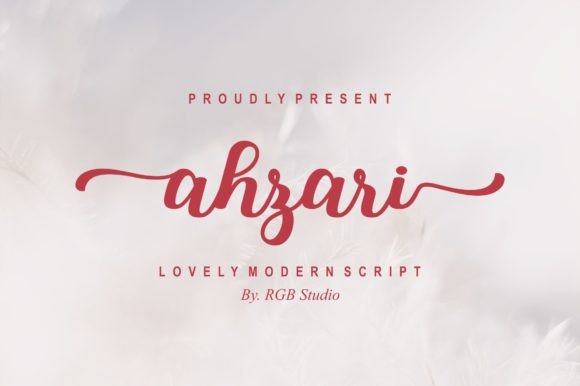 Ahzari Font - Featured Image