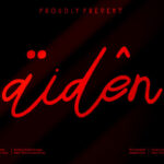 Aiden Font - Featured Image