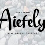 Aiefely Font - Featured Image