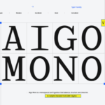 Aigo Mono Font - Featured Image
