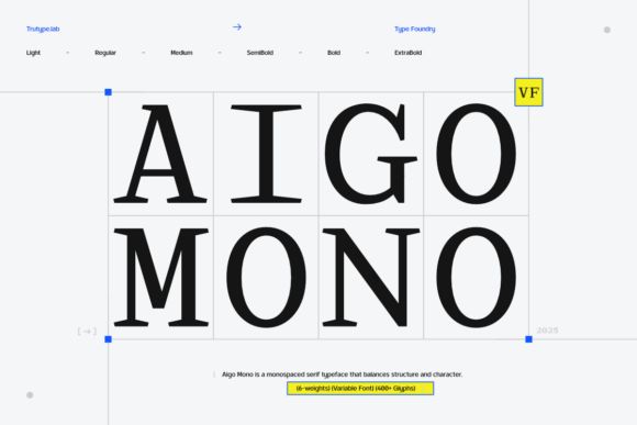 Aigo Mono Font - Featured Image