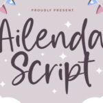Ailenda Script Font - Featured Image