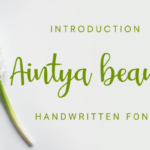 Aintya Beauty Font - Featured Image