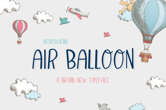 Air Balloon Font - Featured Image