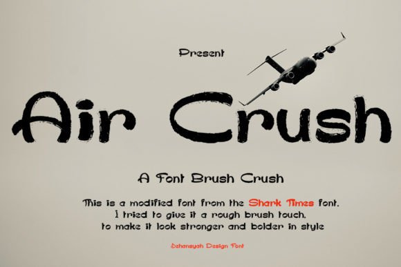 Air Crush Font - Featured Image