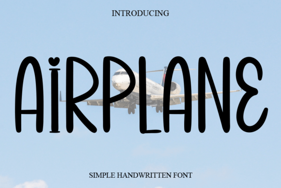 Airplane Font - Featured Image