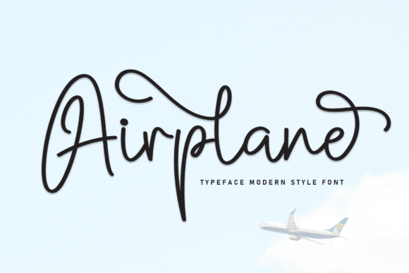 Airplane Font - Featured Image