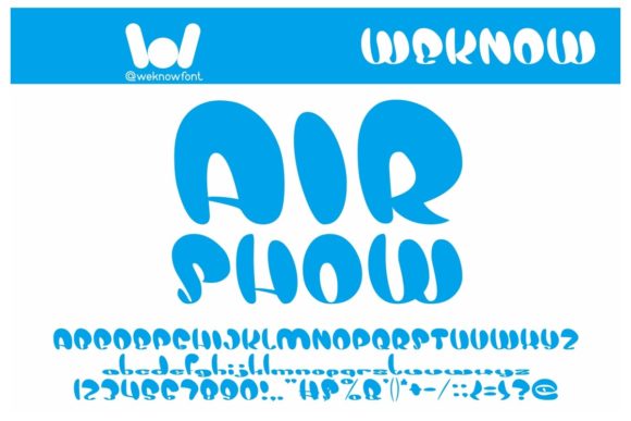 Airshow Font - Featured Image