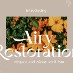 Airy Restoration Font - Featured Image