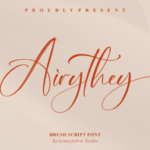 Airythey Font - Featured Image