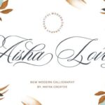Aisha Lovely Font - Featured Image