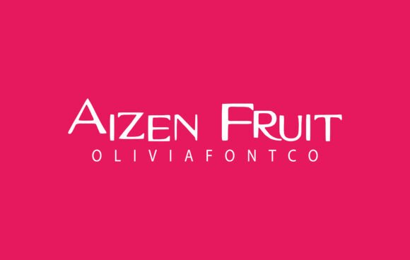 Aizen Fruit Font - Featured Image