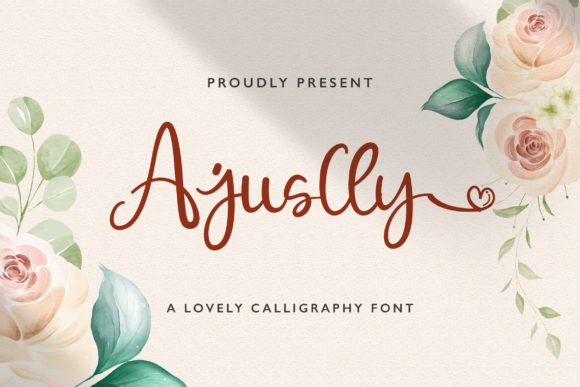 Ajuslly Font - Featured Image