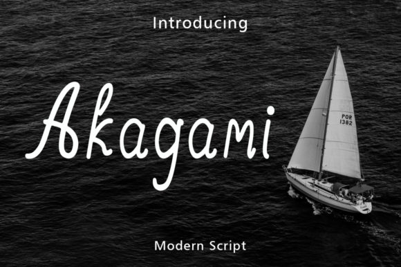 Akagami Font - Featured Image