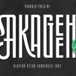 Akageeh Font - Featured Image