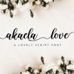 Akalea Love Font - Featured Image