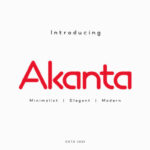 Akanta Font - Featured Image
