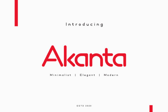 Akanta Font - Featured Image