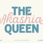 Akashia Font - Featured Image