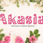 Akasia Font - Featured Image