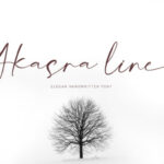 Akasra Line Font - Featured Image