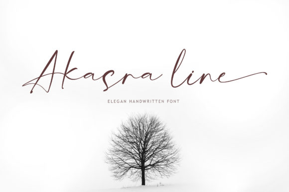 Akasra Line Font - Featured Image