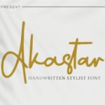 Akastar Font - Featured Image