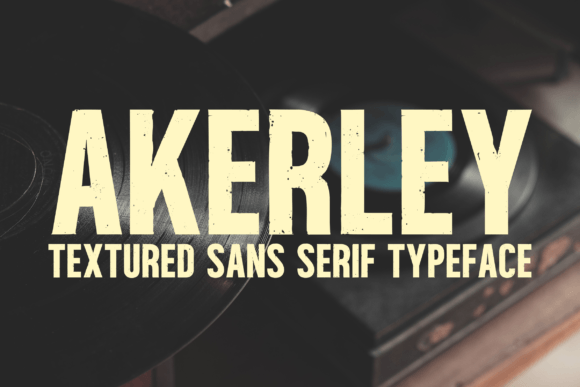 Akerley Font - Featured Image
