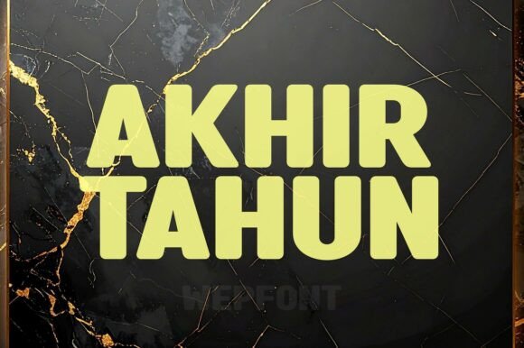 Akhir Tahun Font - Featured Image