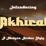 Akhirah Font - Featured Image