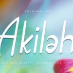 Akilah Font - Featured Image