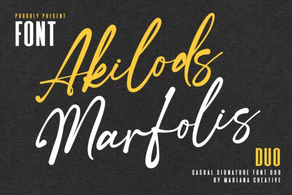 Akilods Marfolis Font - Featured Image