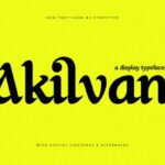 Akilvan Font - Featured Image