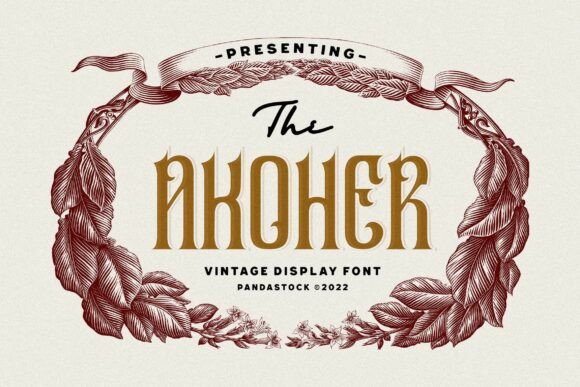 Akoher Font - Featured Image