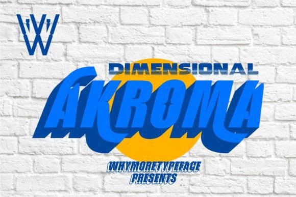 Akroma Font - Featured Image