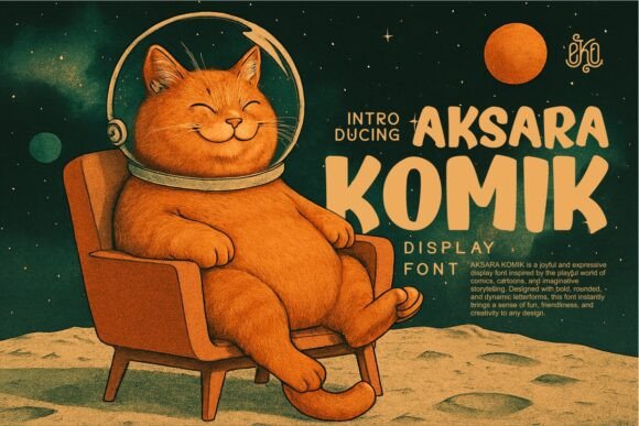 Aksara Komik Font - Featured Image