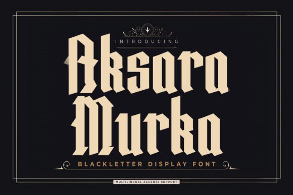 Aksara Murka Font - Featured Image
